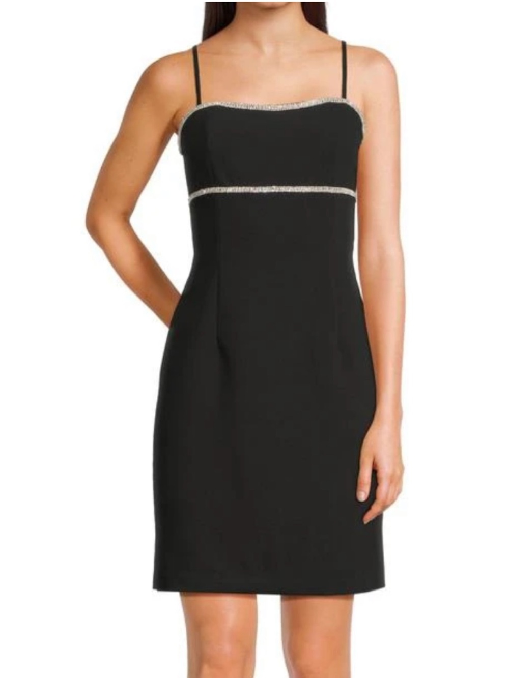 Brand new with tag!!! Black mini cristal embellished  Dress